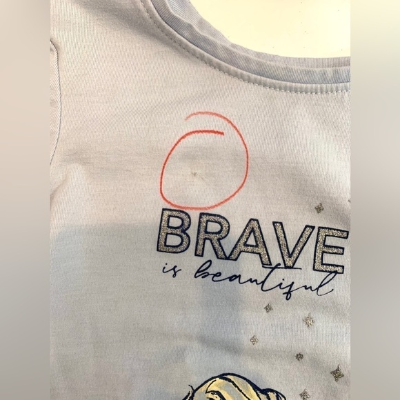 2 Girls Disney Frozen Long-Sleeve Shirt (ADAPTIVE) and Sweatshirt Size 5 - Picture 4 of 8